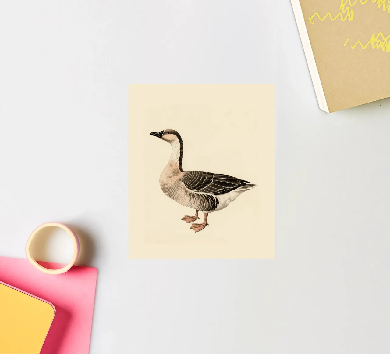 Gans sticker van knowledge