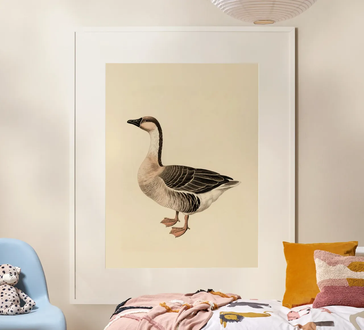 Oca poster con telaio in legno da knowledge