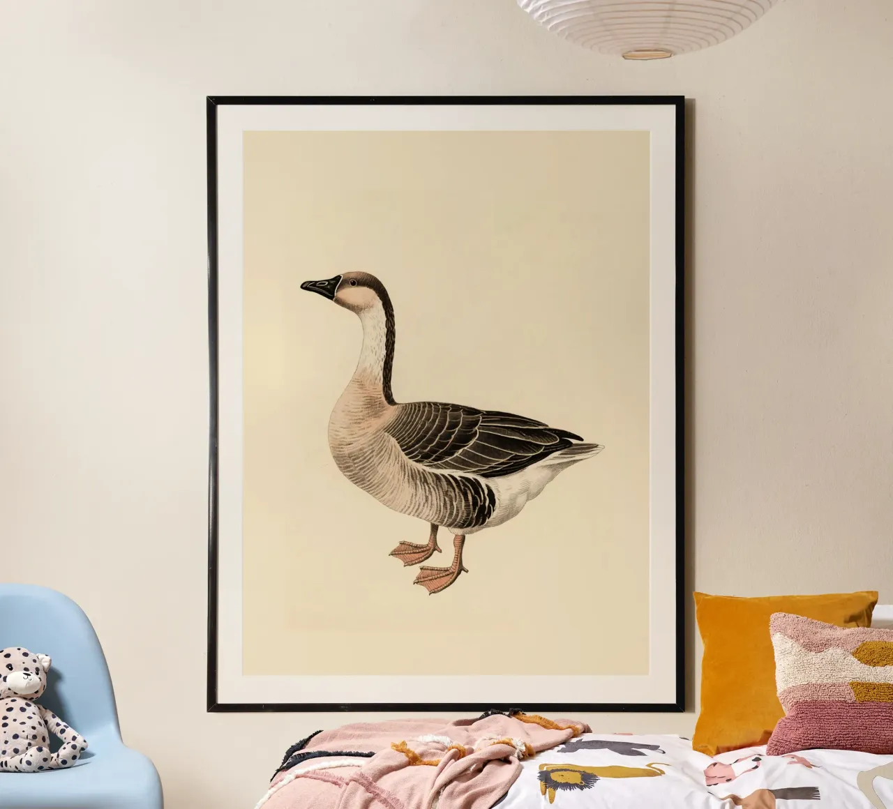 Oca poster con telaio in legno da knowledge