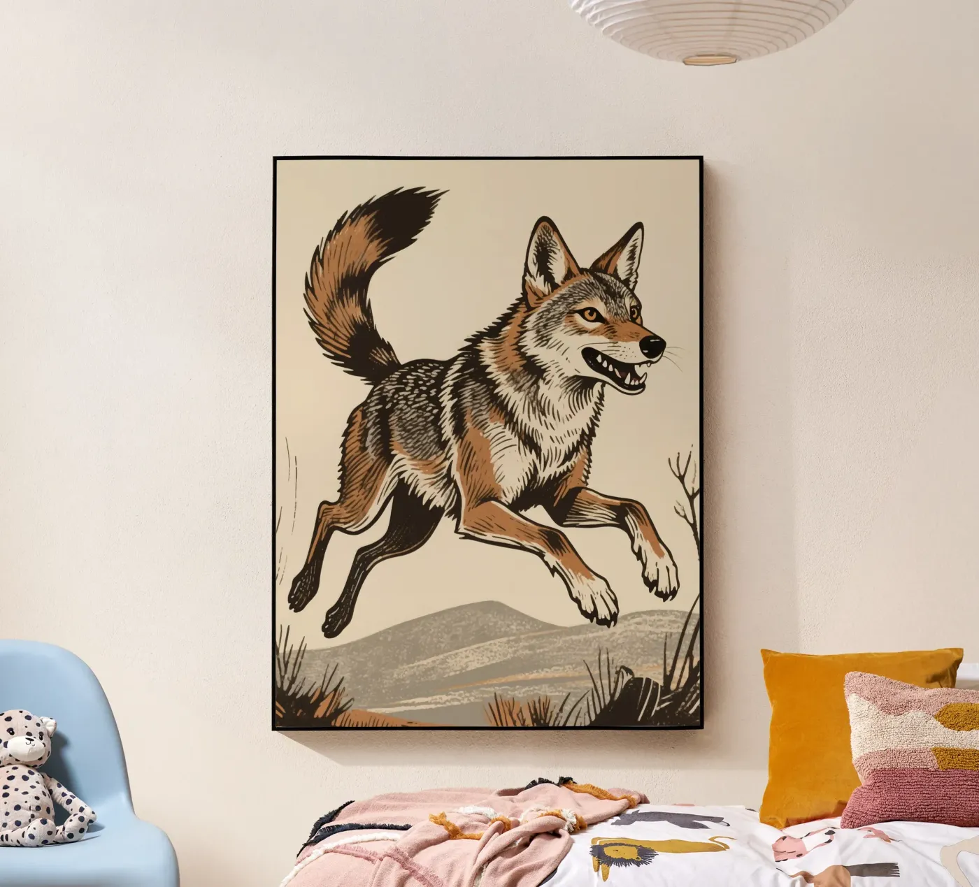 Wild Coyote plexiglass da knowledge