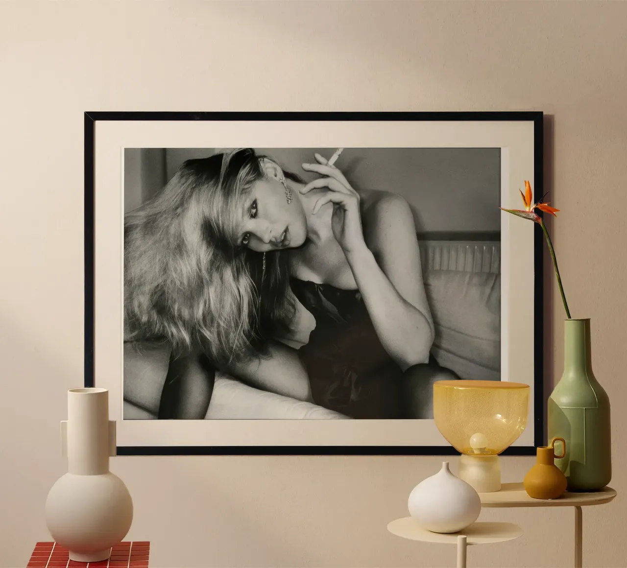NIce Cigarette - Kate Moss poster da vintgeseyn