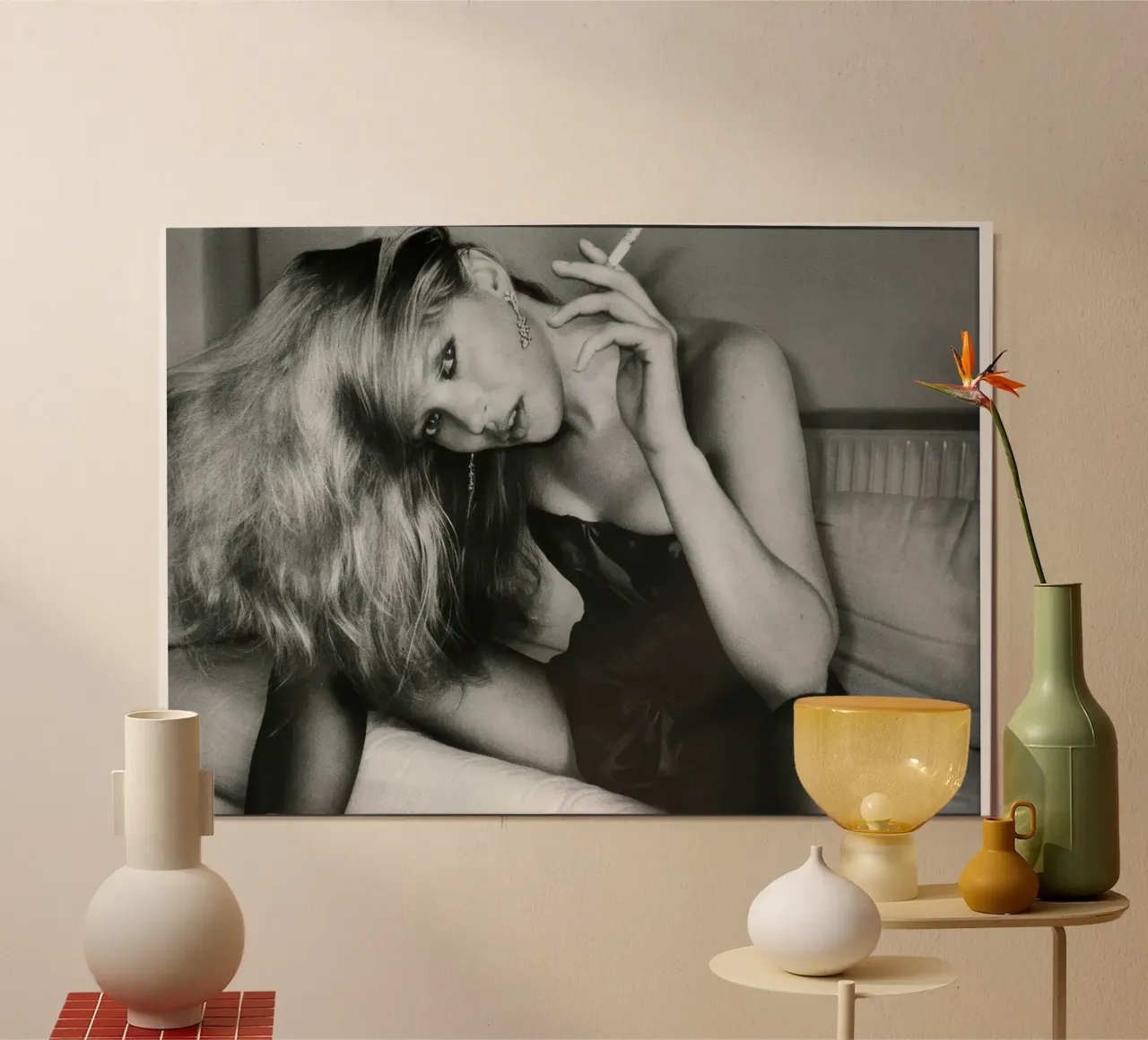 NIce Cigarette - Kate Moss poster da vintgeseyn