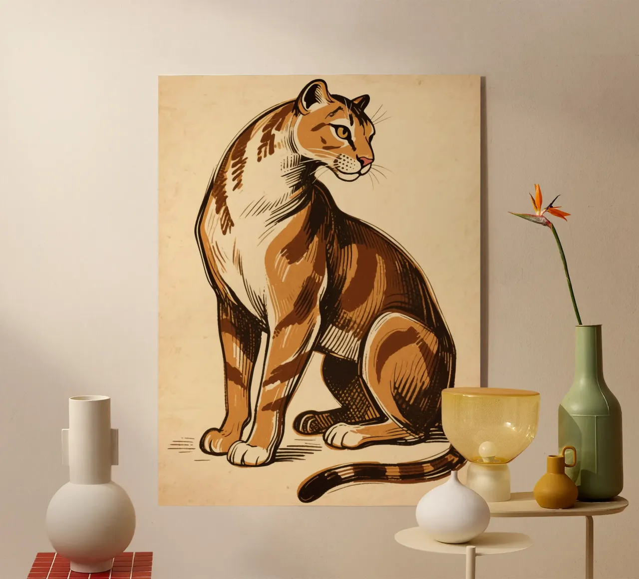 Puma Acryl-Glas von knowledge