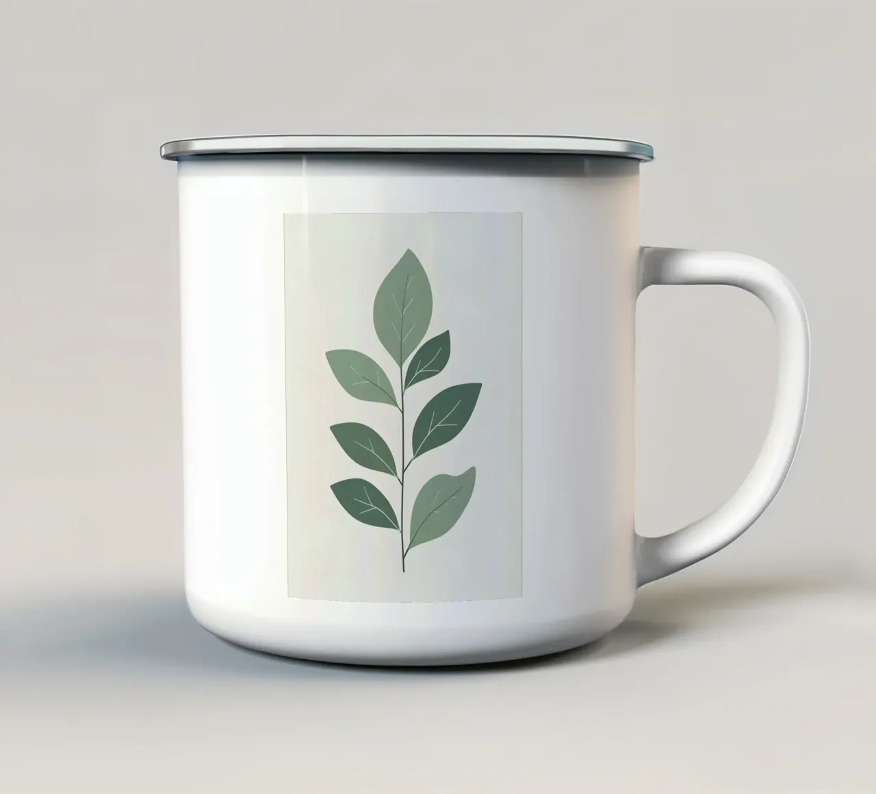 Foglie di eucalipto tazza in smalto da Botanical Gallery