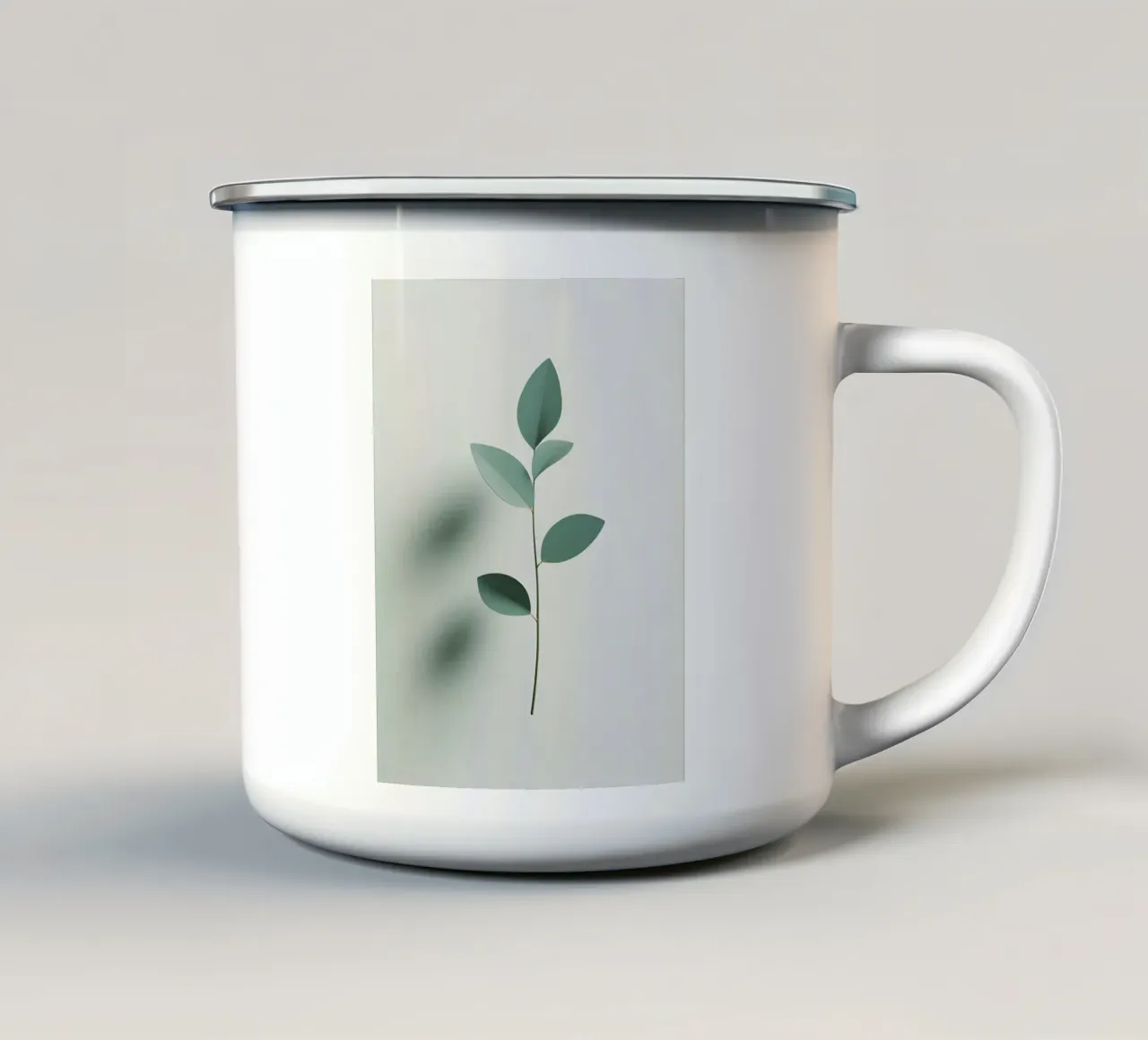 Foglie di eucalipto tazza in smalto da Botanical Gallery
