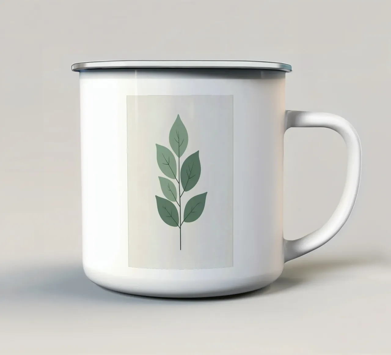 Foglie di eucalipto tazza in smalto da Botanical Gallery