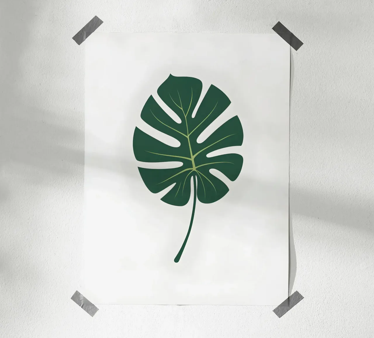 Foglia di Monstera poster da The Green Room