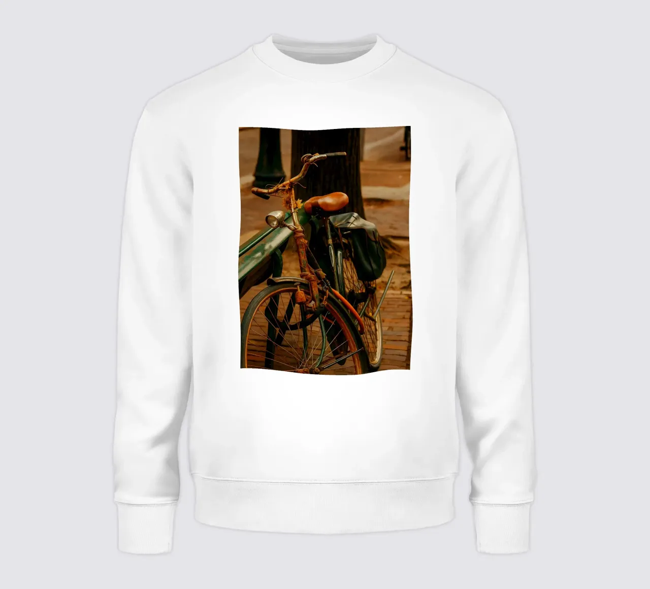 bicyclette ancienne vue photographie sweat de landtengs
