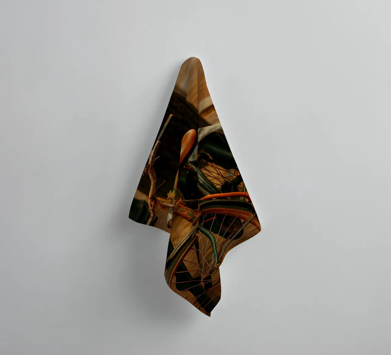 bicyclette ancienne vue photographie serviette de bain de landtengs