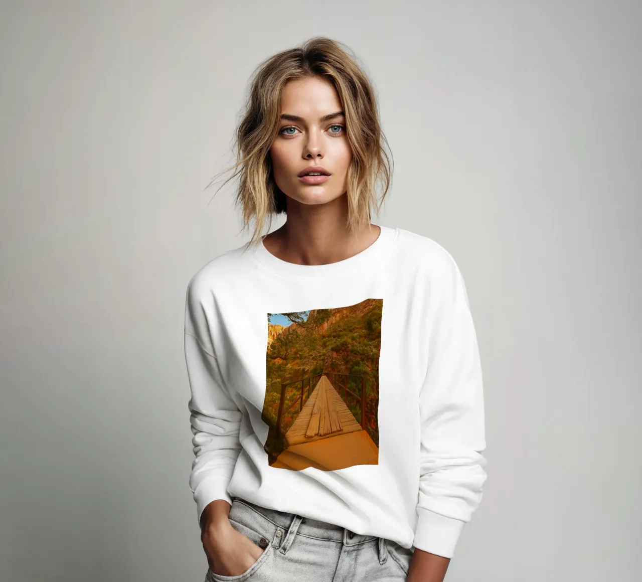 old bridge to the mountain view photography sweat de landtengs
