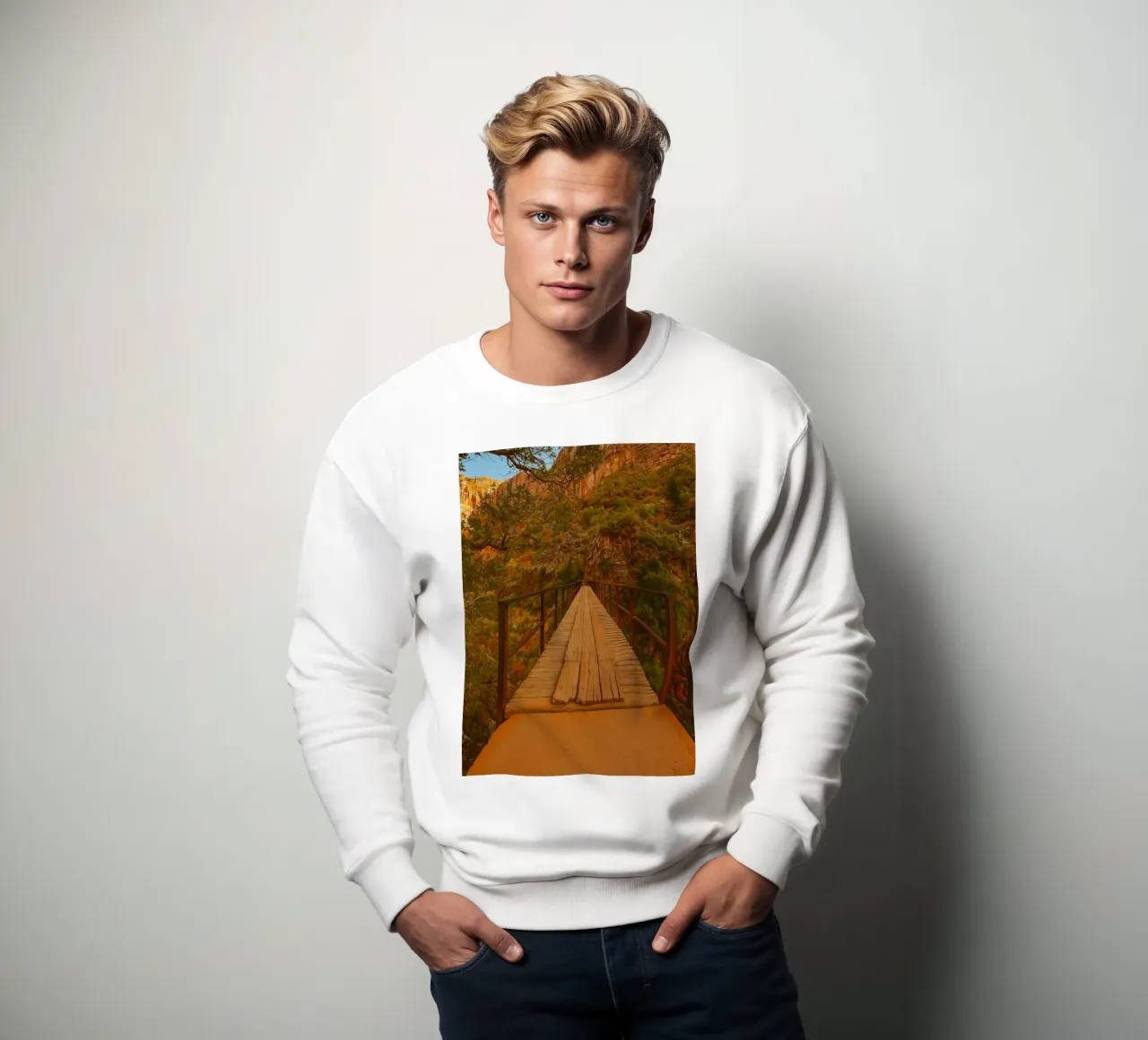 old bridge to the mountain view photography sweat de landtengs