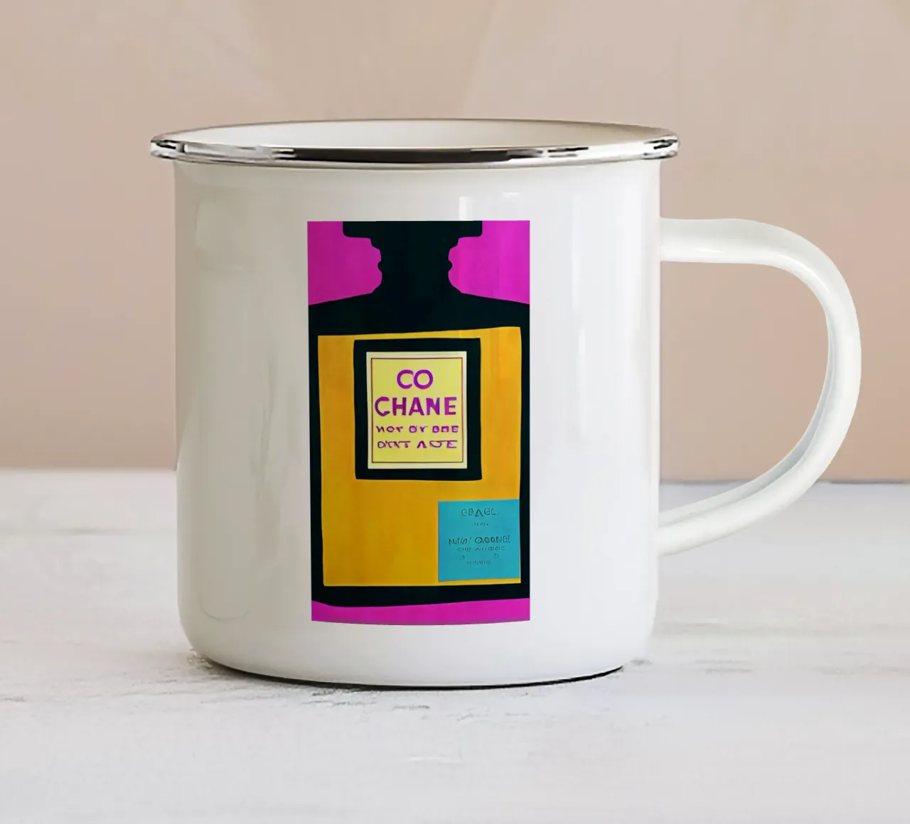 No.5 tazza in smalto da Bo Anderson