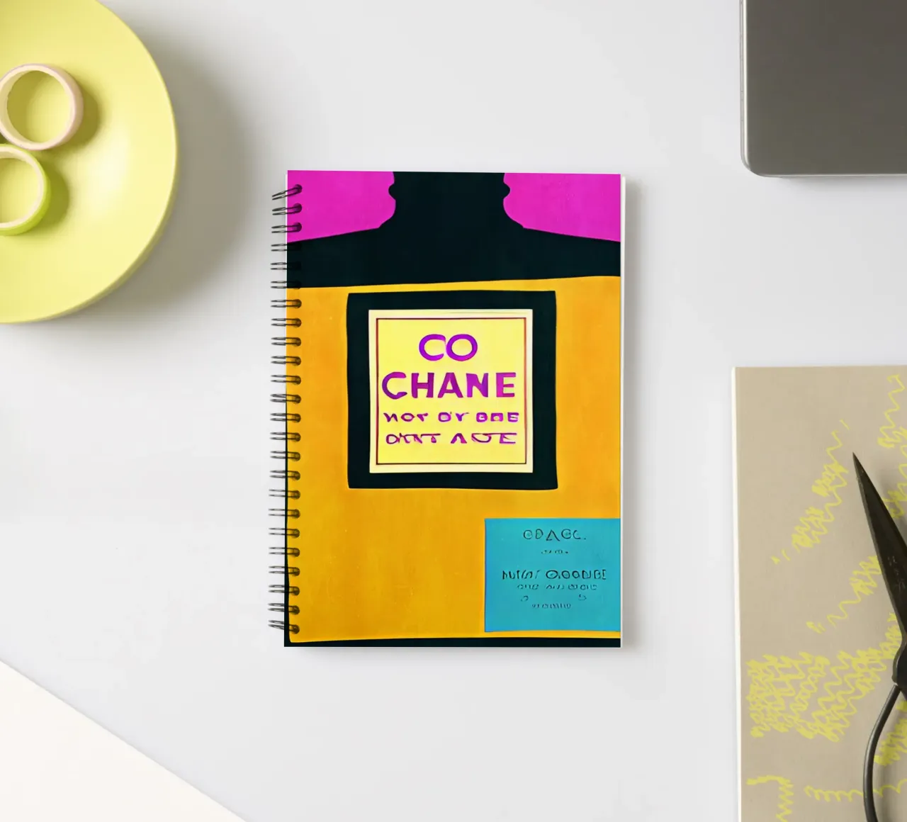 No.5 spiral notebook by Bo Anderson