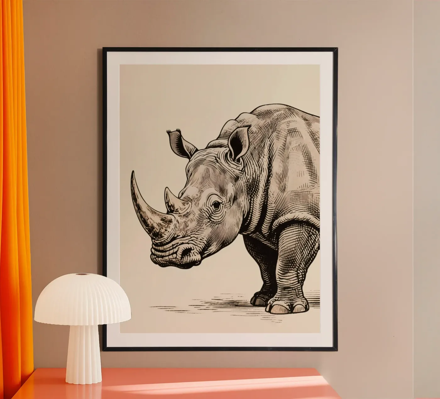 Rhinoceros poster da knowledge