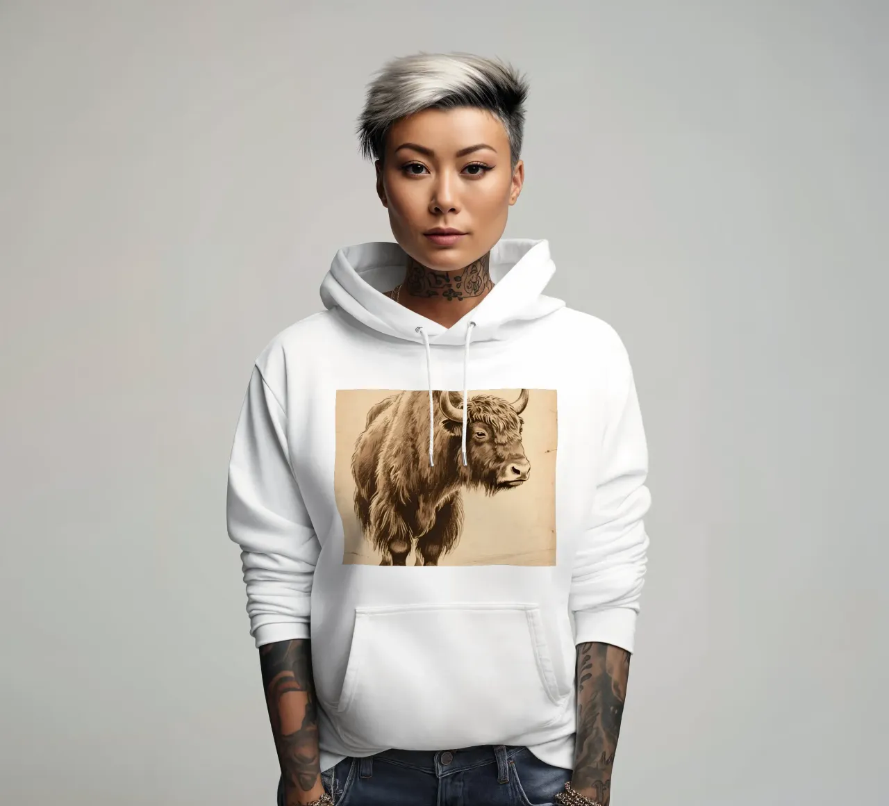 Yak felpa con cappuccio da knowledge
