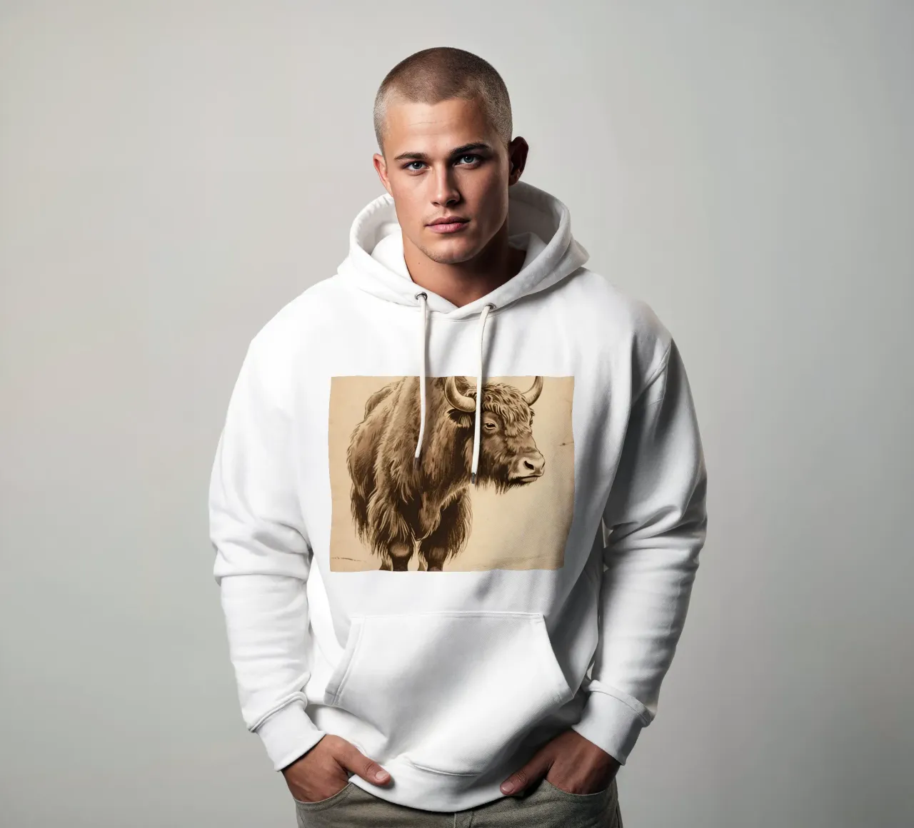 Yak felpa con cappuccio da knowledge