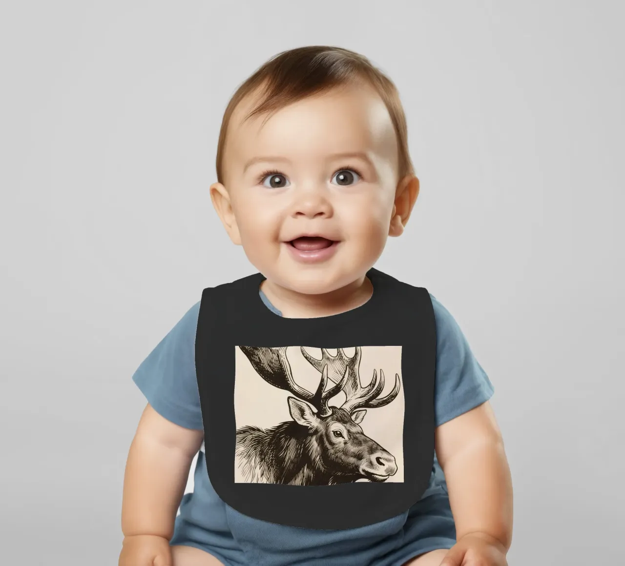 Moose Babylätzchen von knowledge