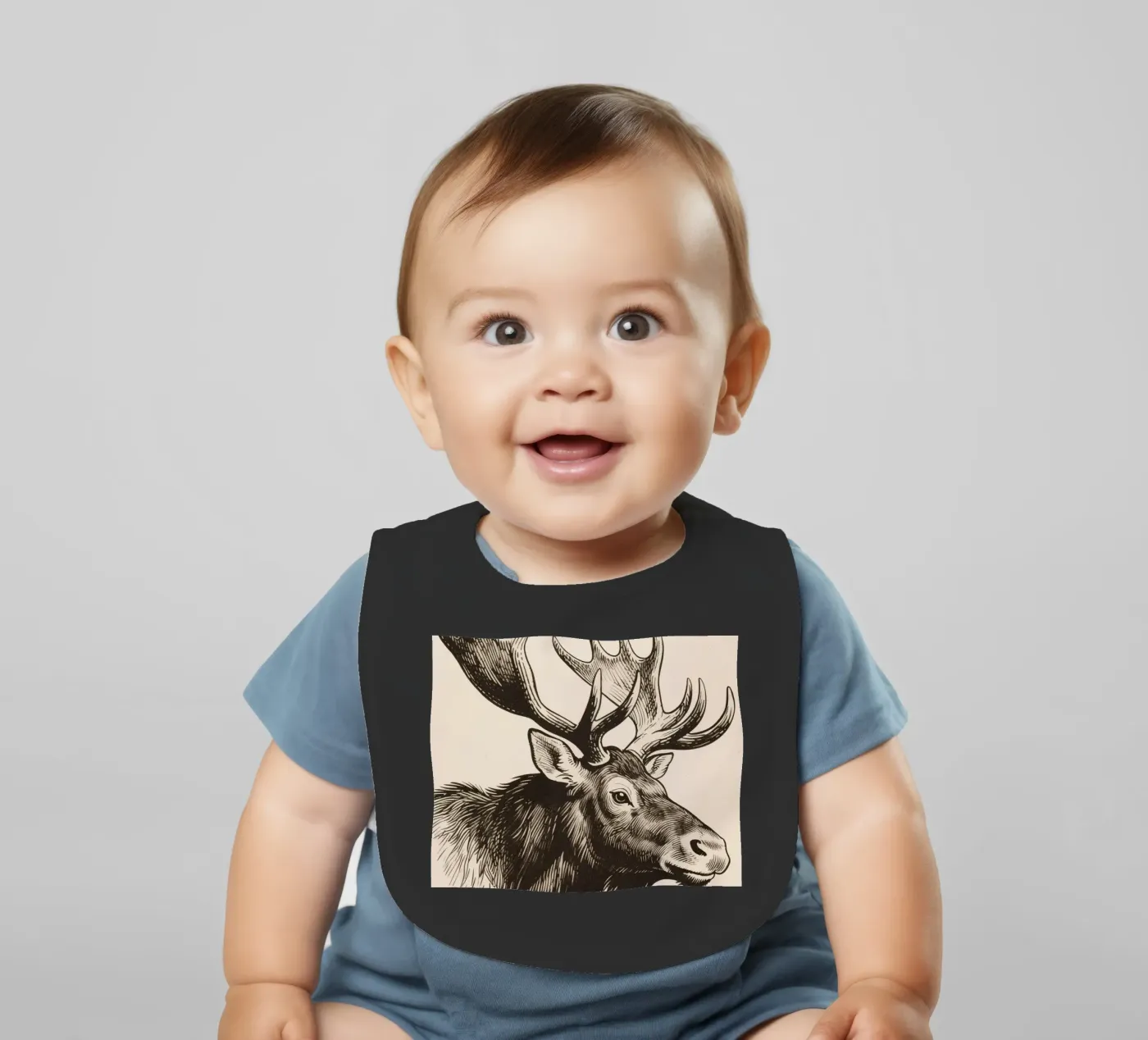 Moose Babylätzchen von knowledge