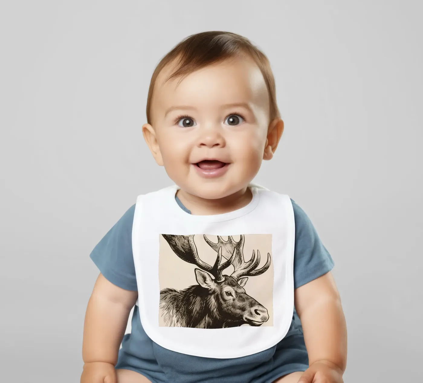 Moose Babylätzchen von knowledge