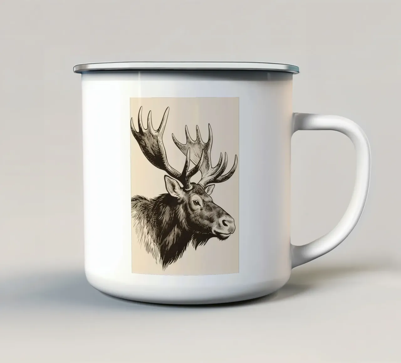 Muschi tazza in smalto da knowledge