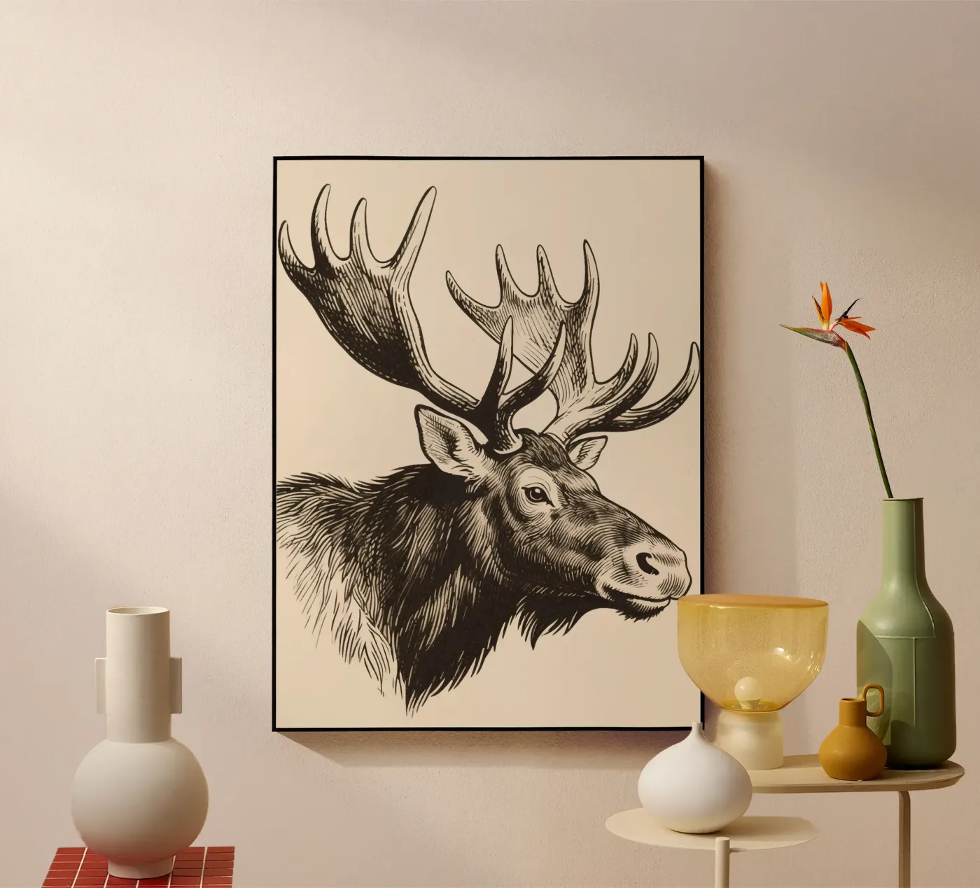 Moose Acryl-Glas von knowledge