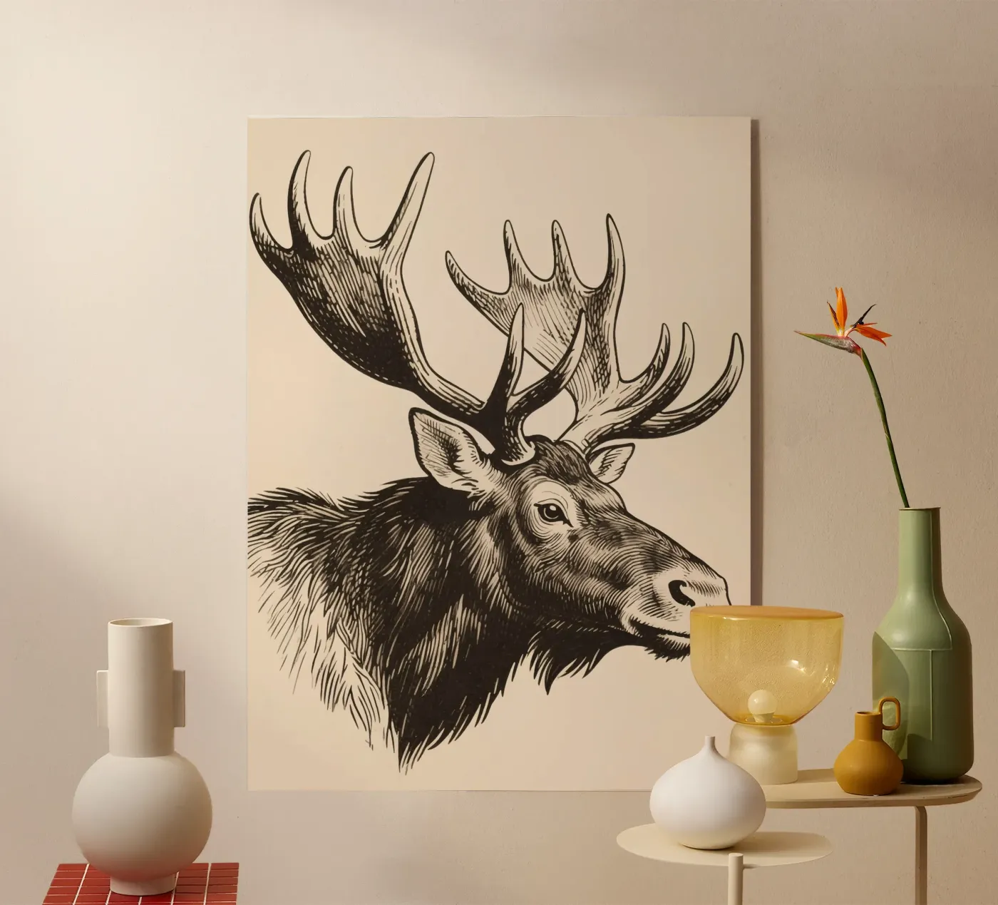 Moose Acryl-Glas von knowledge