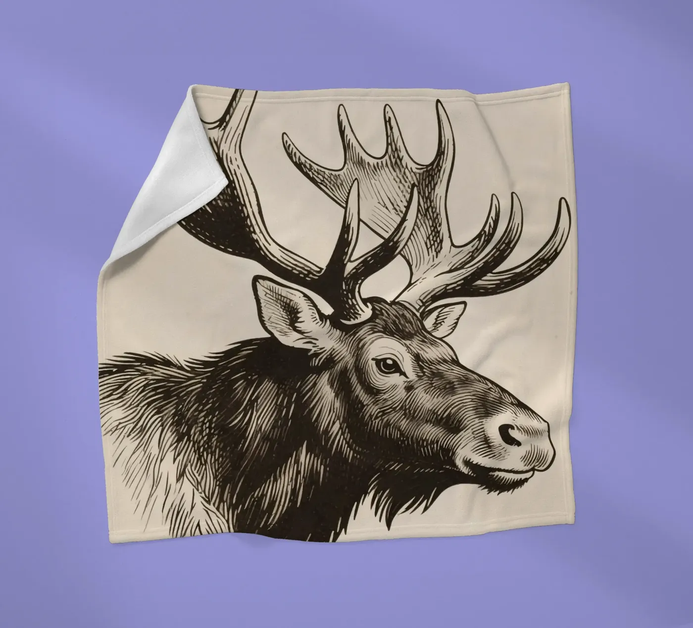 Moose Fleecedecke von knowledge