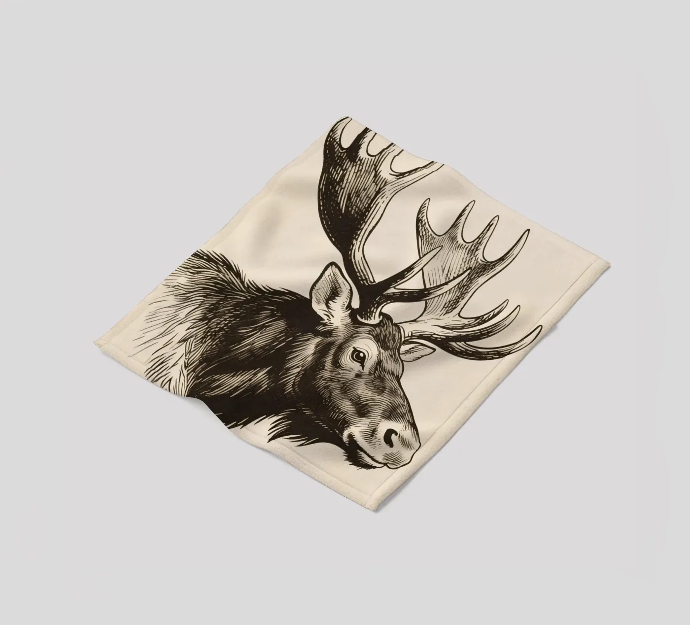 Moose Fleecedecke von knowledge
