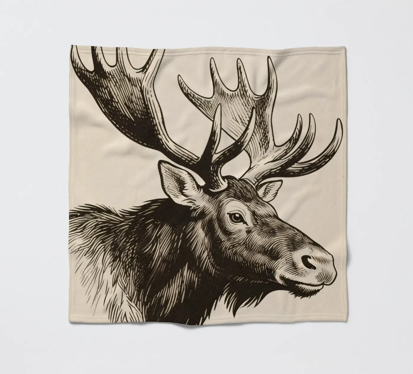 Moose Fleecedecke von knowledge