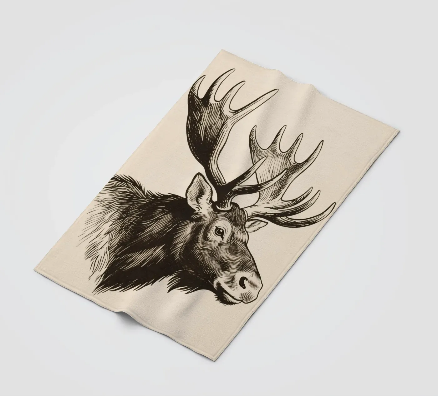 Moose Fleecedecke von knowledge