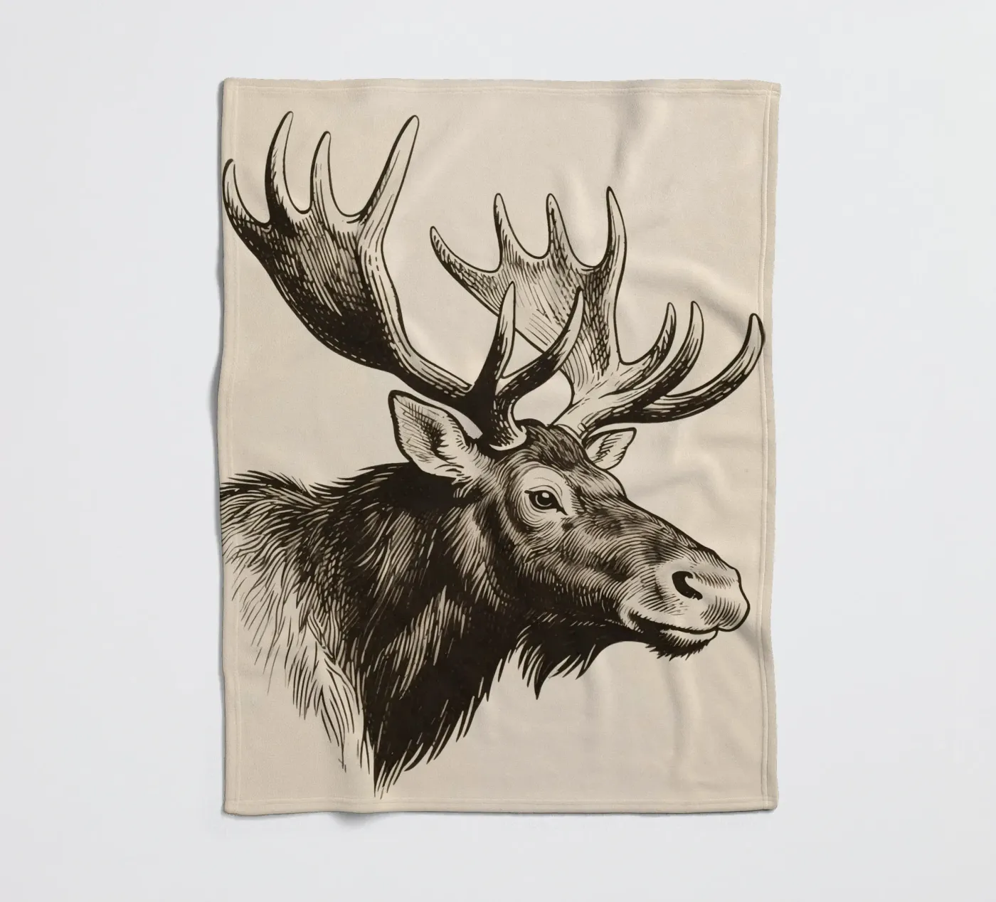 Moose Fleecedecke von knowledge