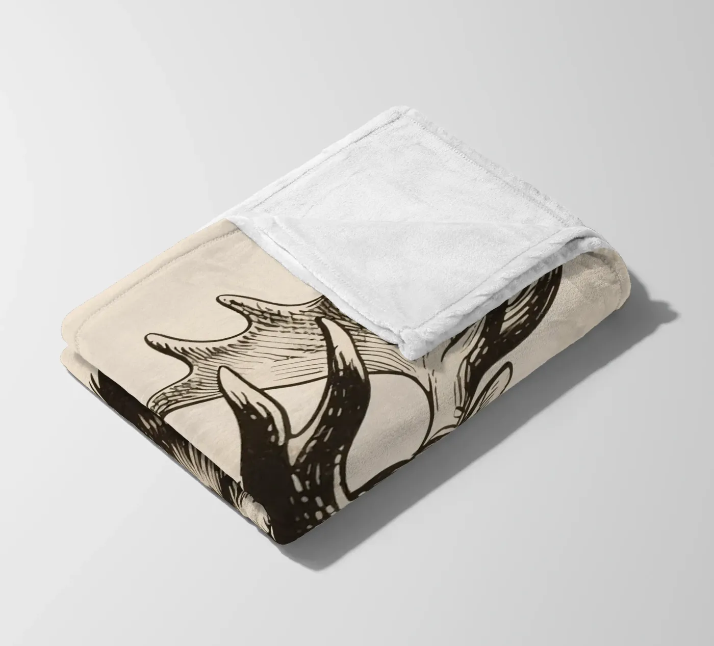 Moose Fleecedecke von knowledge