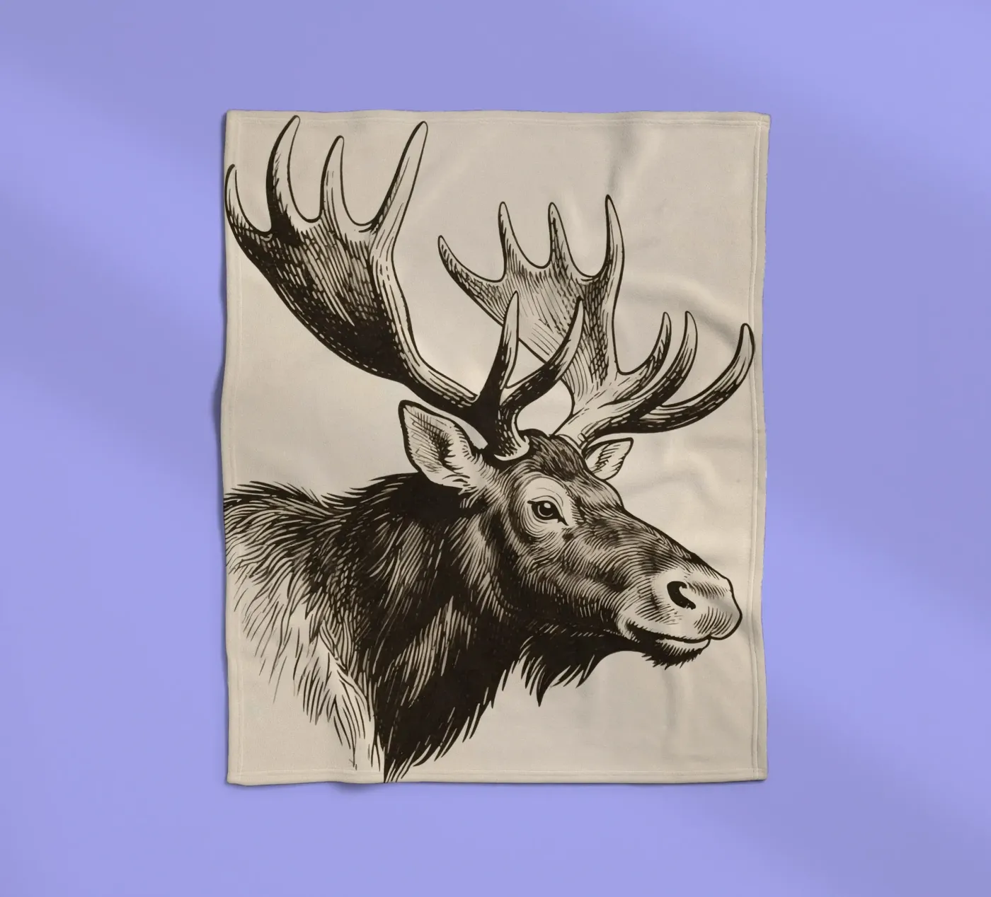 Moose Fleecedecke von knowledge