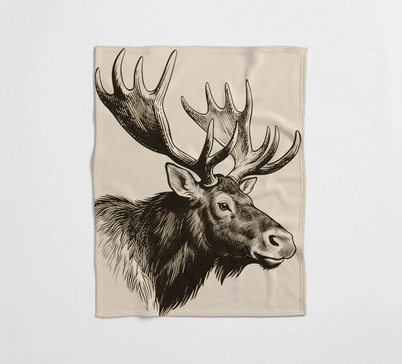 Moose Fleecedecke von knowledge