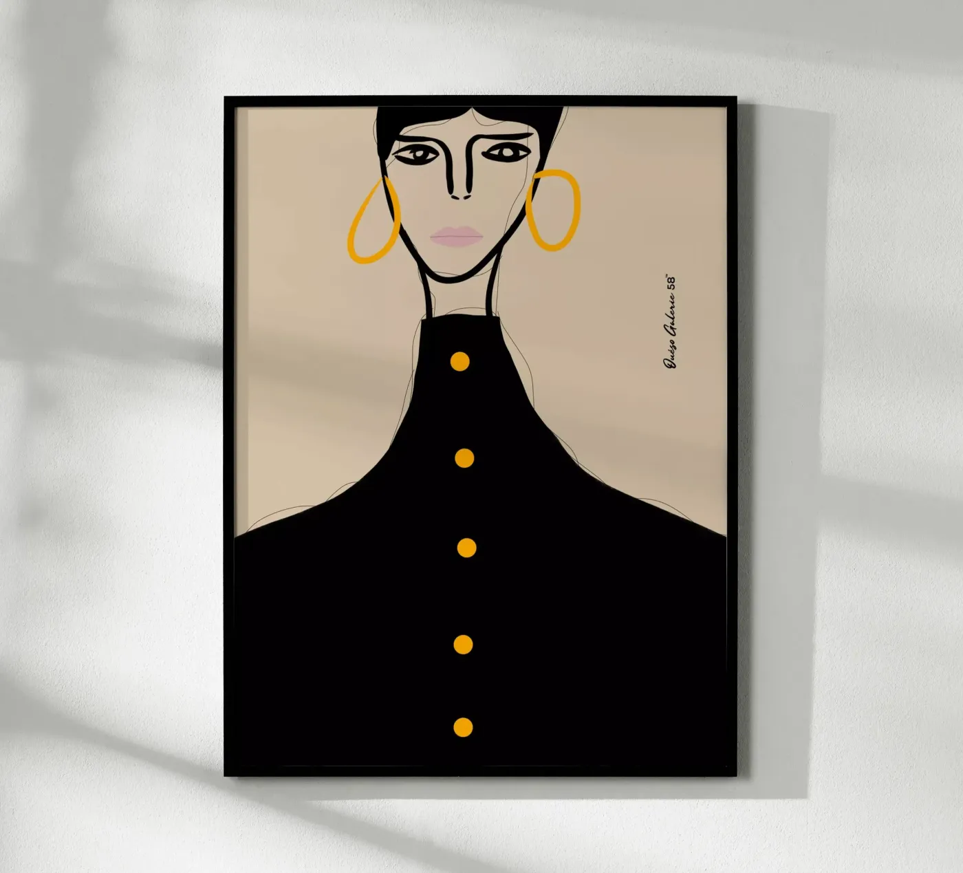 Die Pariserin Poster von Mike Leymi