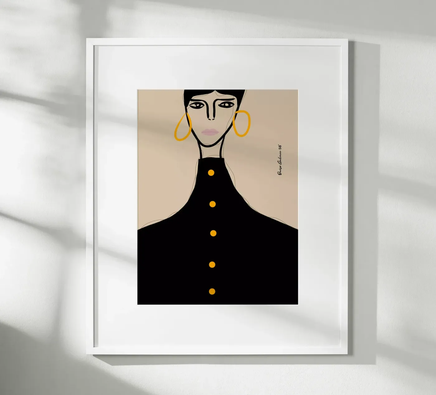 Die Pariserin Poster von Mike Leymi