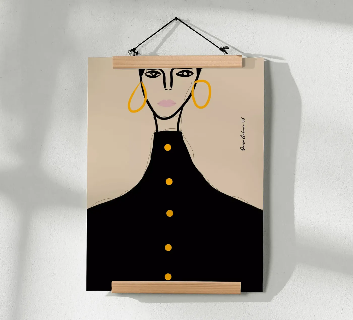 Die Pariserin Poster von Mike Leymi