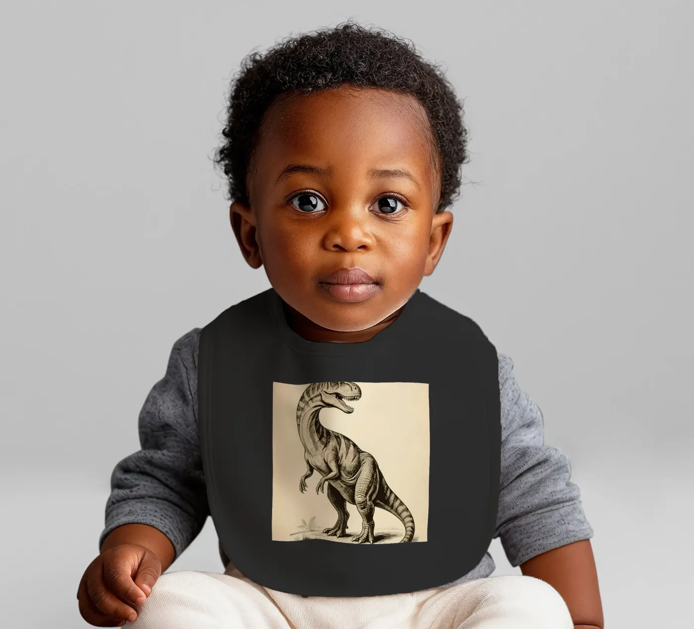 Dinosaur baby slabbetje van knowledge
