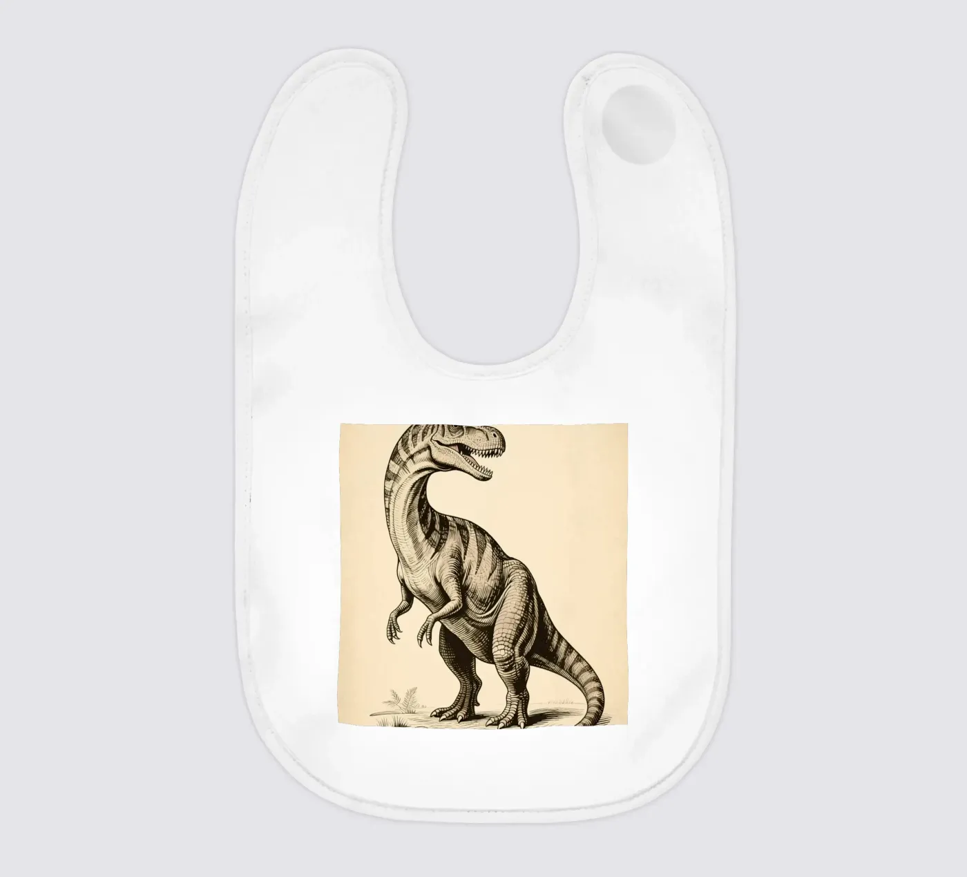 Dinosaur baby slabbetje van knowledge