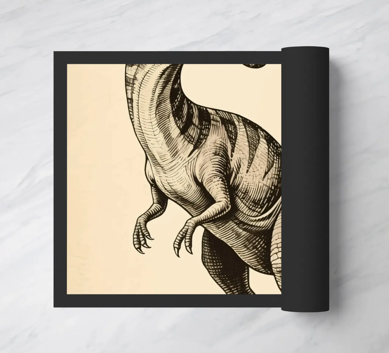 Dinosaur doormat by knowledge