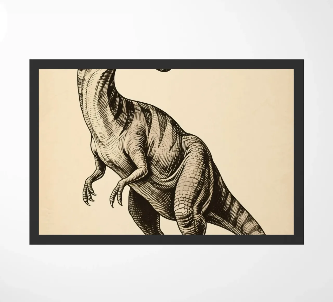 Dinosaur doormat by knowledge