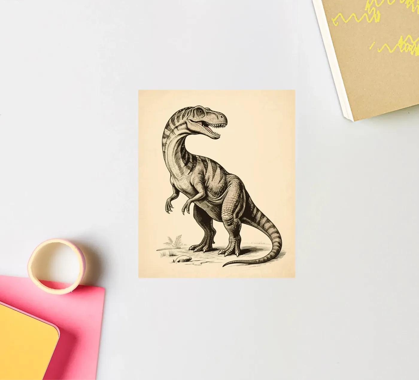 Dinosaur sticker by knowledge