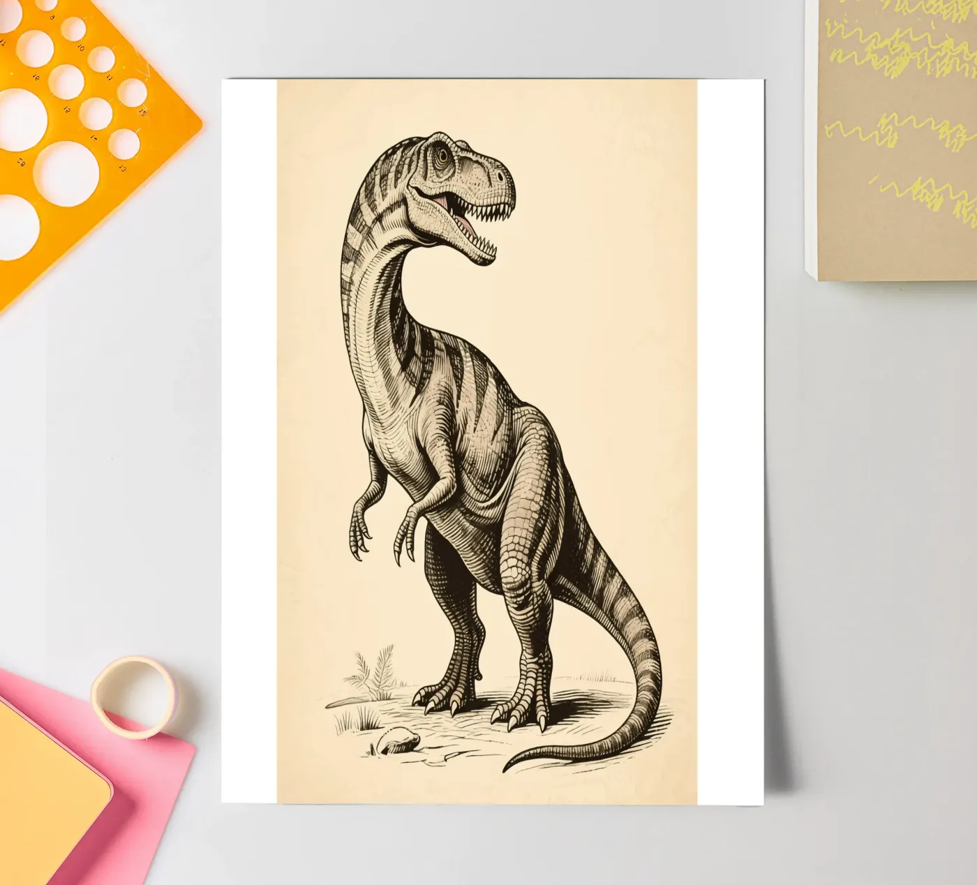 Dinosaur sticker sheet by knowledge