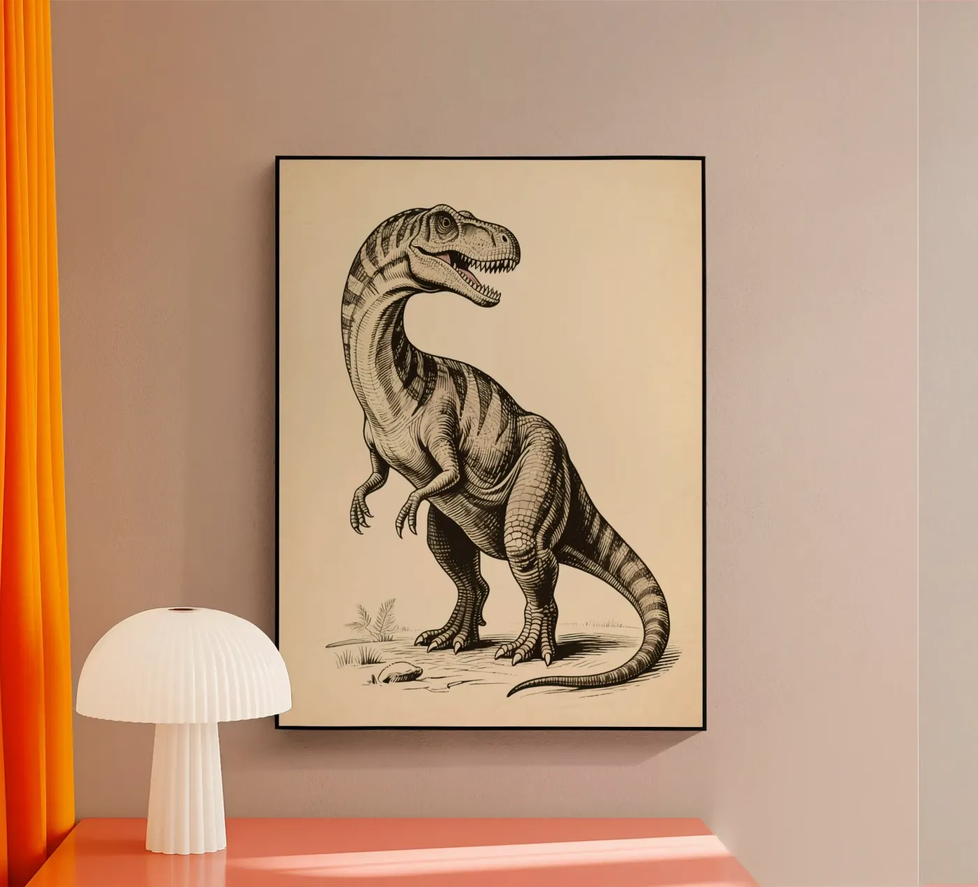 Dinosauro plexiglass da knowledge