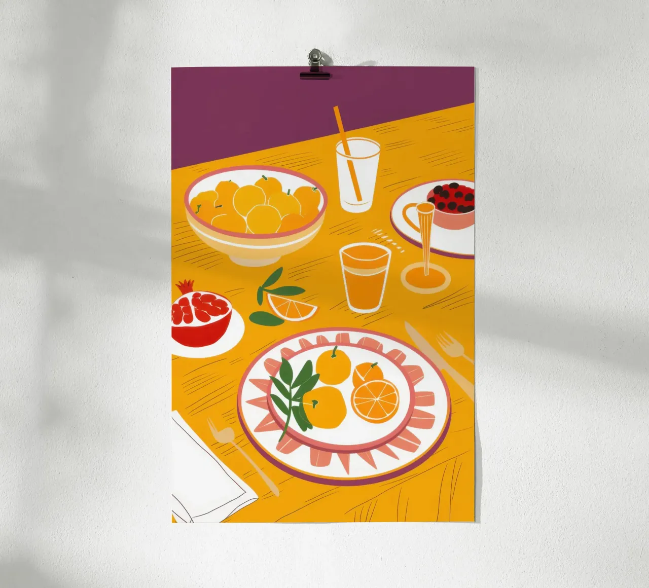 Tavolo da colazione Sunny poster da Frame Aura