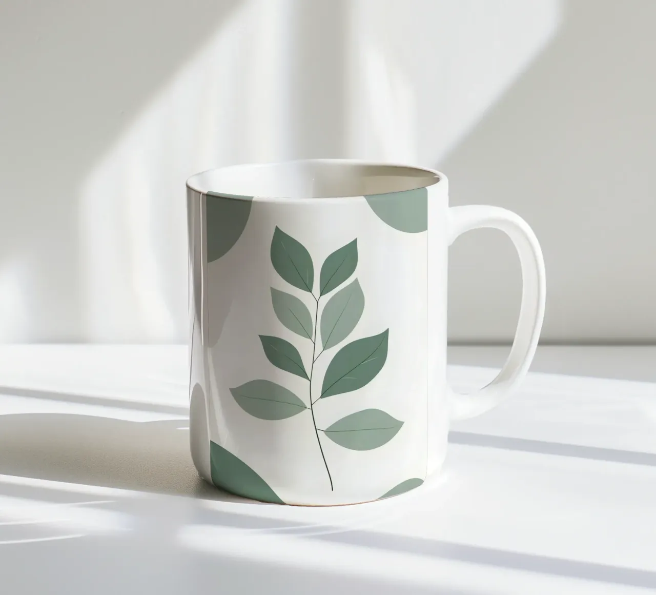 Eucalyptus Branch tazza in ceramica da Botanical Gallery