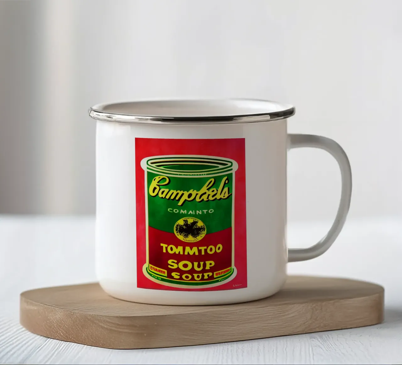 Tommtoo Soup Soup emaille mok van Bo Anderson