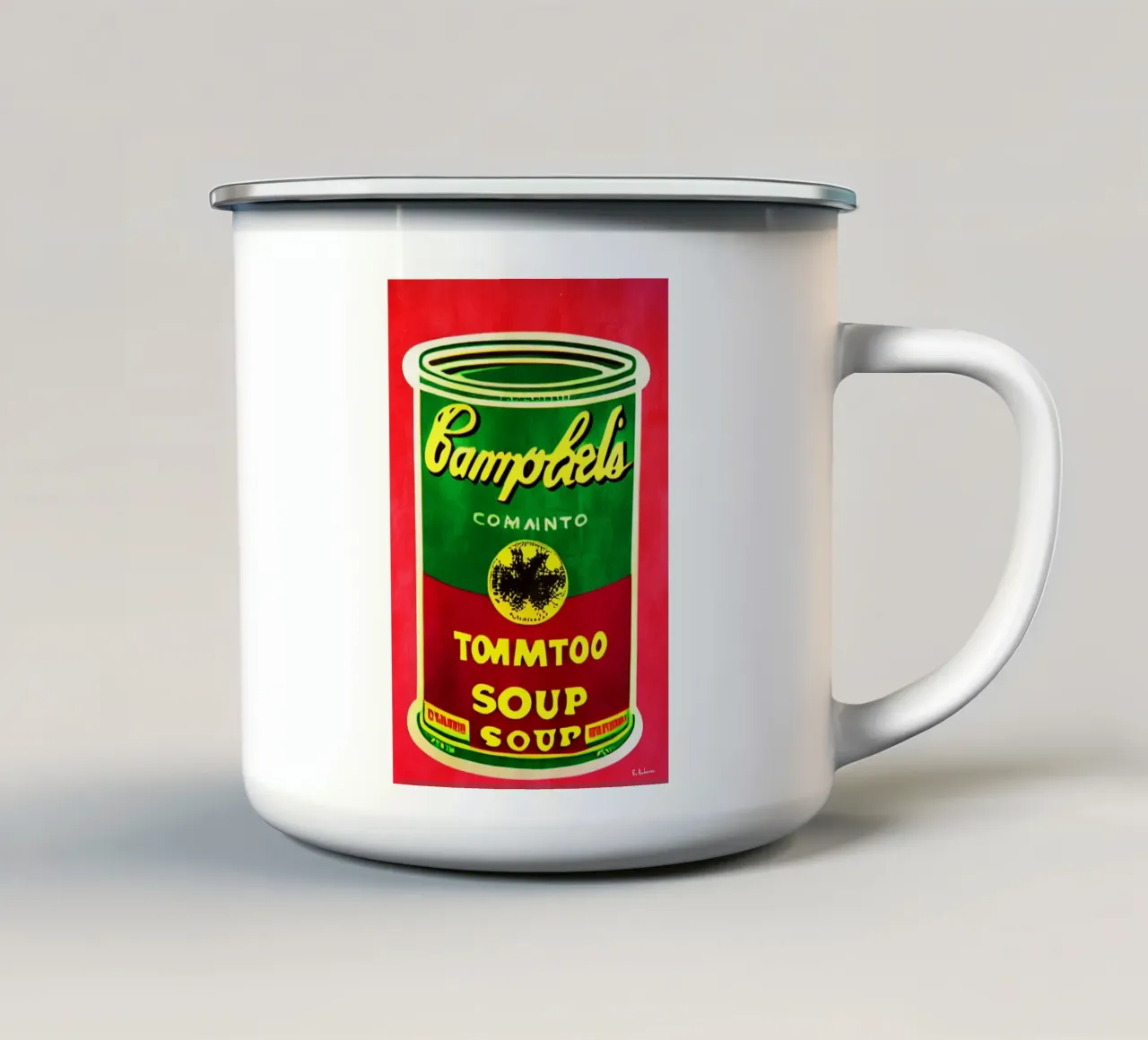 Tommtoo Soup Soup emaille mok van Bo Anderson