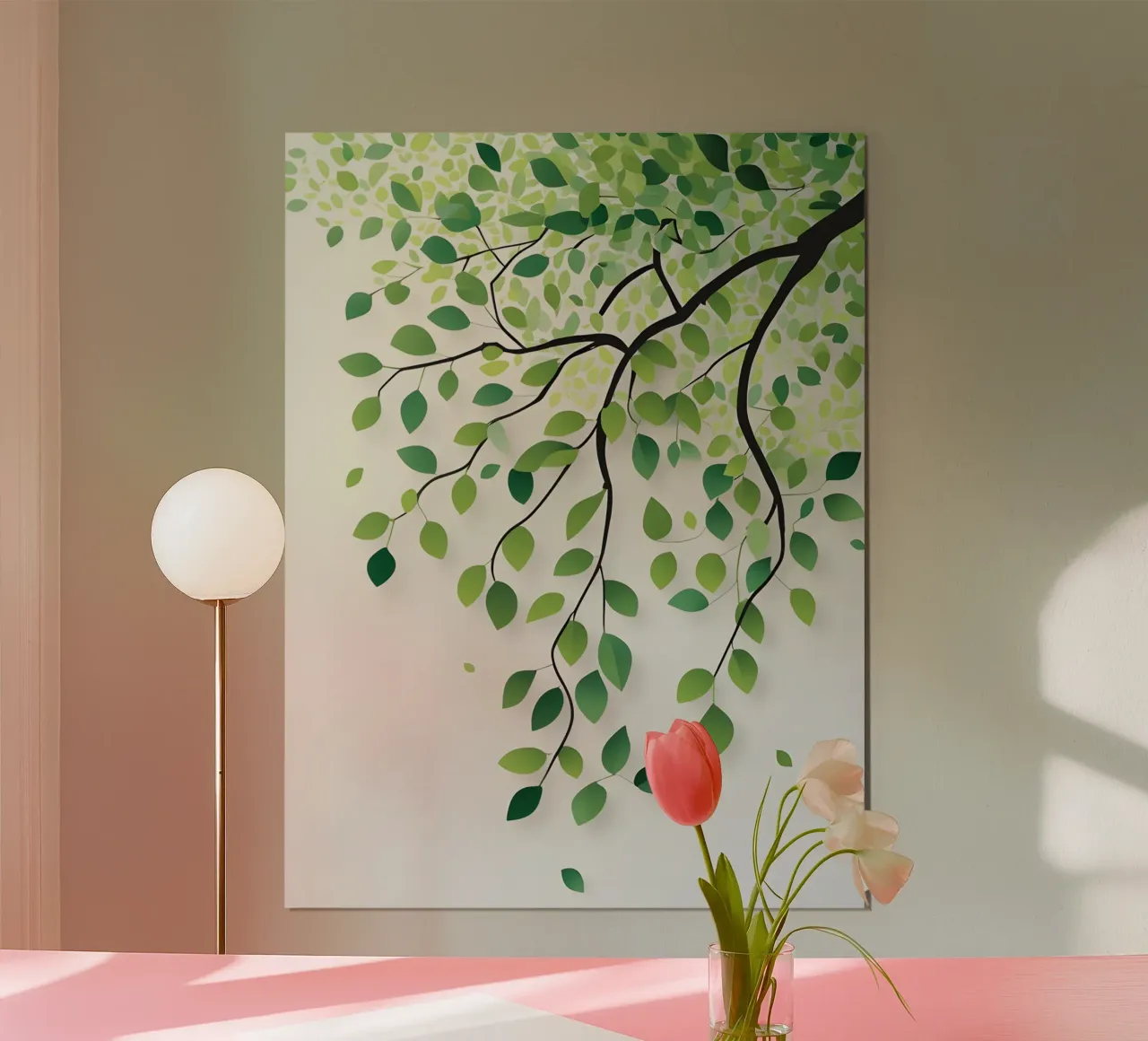 Ramo del Salice poster con telaio in plastica da The Green Room
