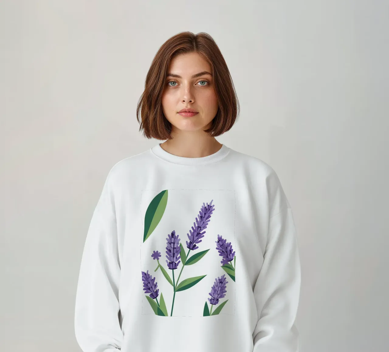 Stelo di lavanda felpa da Botanical Gallery